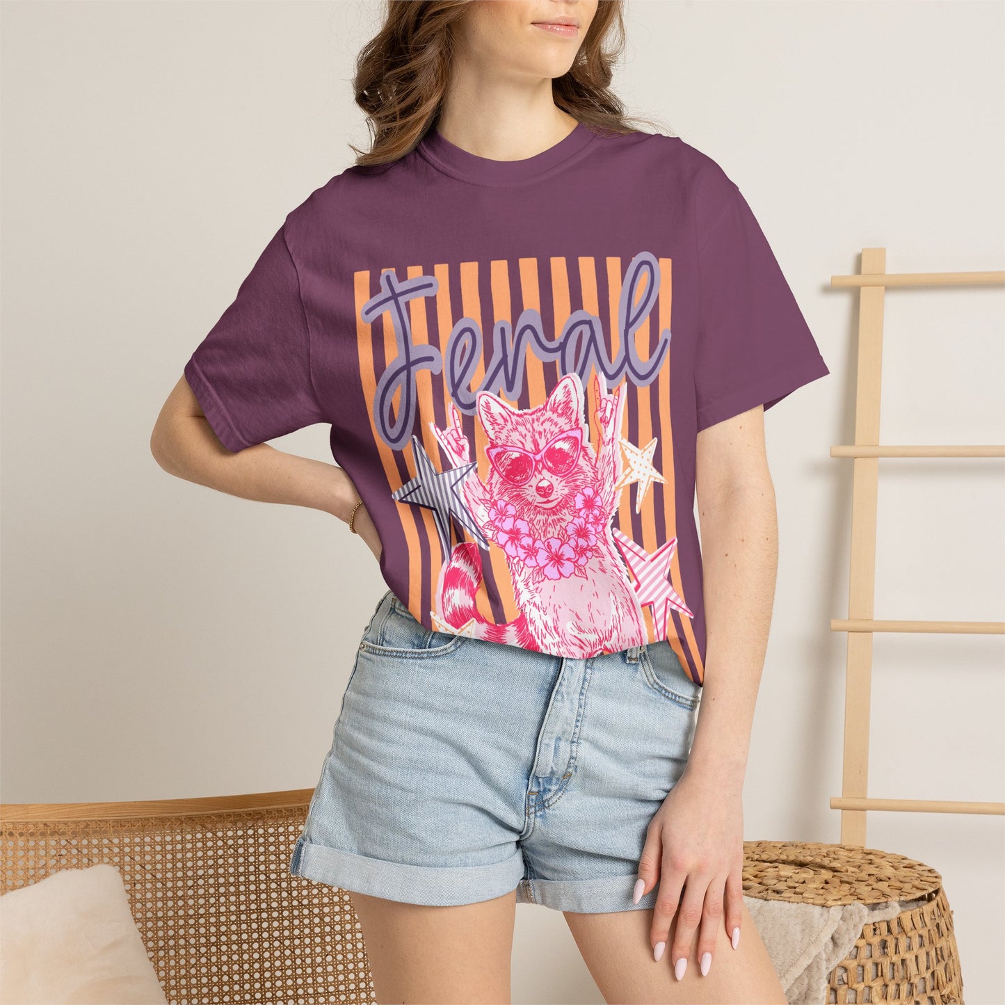 Feral Raccoon Graphic T-Shirt
