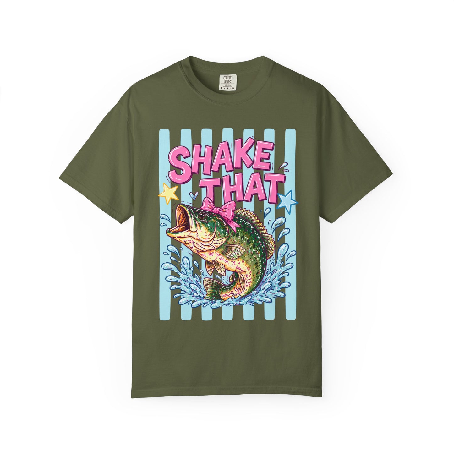 T-Shirt — 'Shake That' Bass Fish Graphic Tee