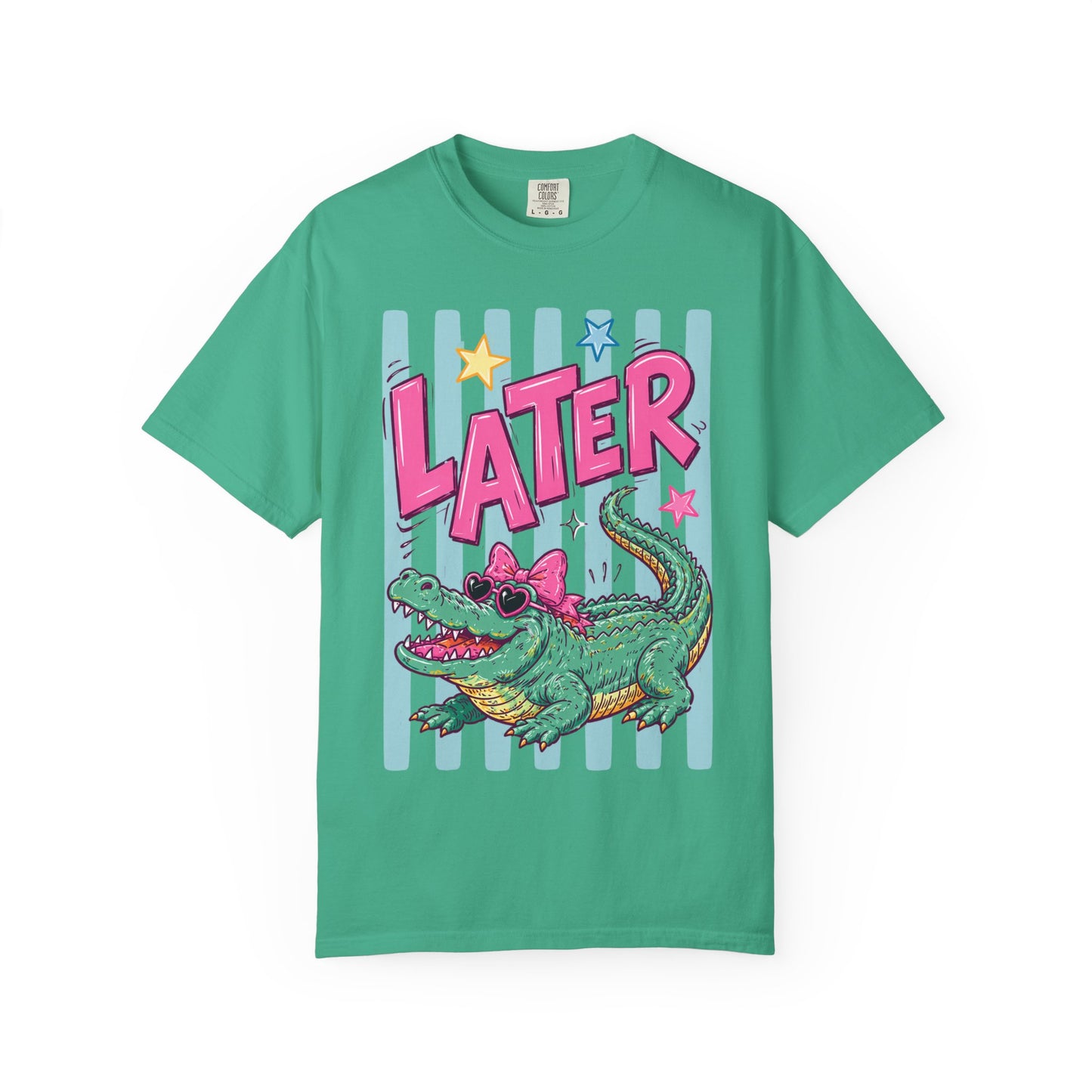 Later Alligator T-Shirt — Retro Cartoon Gator Graphic Tee