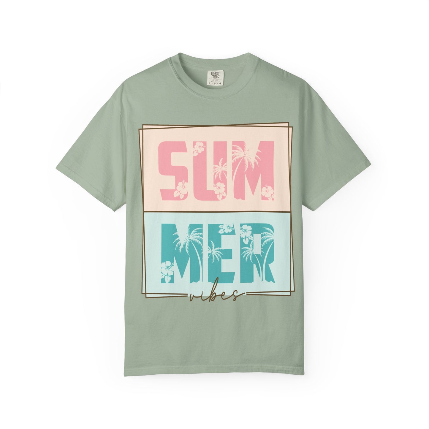 Summer Vibes T-Shirt – Retro Palm Beach Graphic Tee