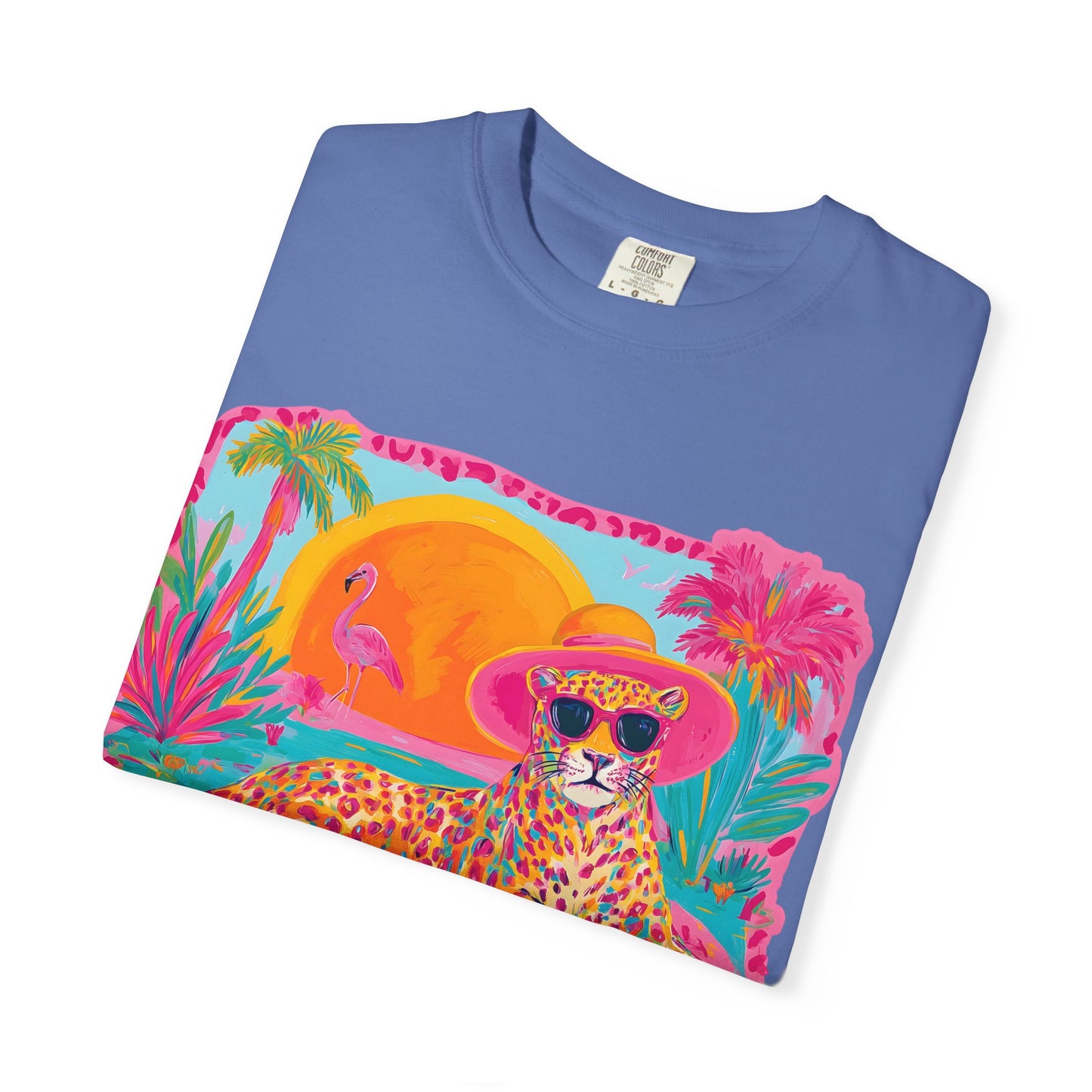 White Graphic T-Shirt — Bold Repeated Text Design