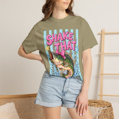 T-Shirt — 'Shake That' Bass Fish Graphic Tee