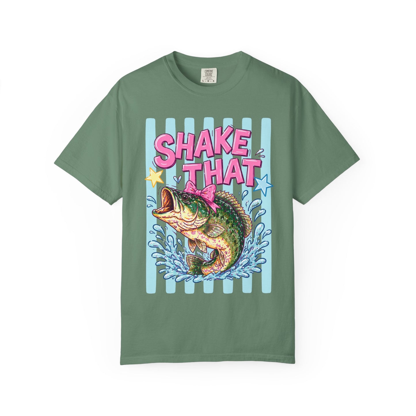 T-Shirt — 'Shake That' Bass Fish Graphic Tee