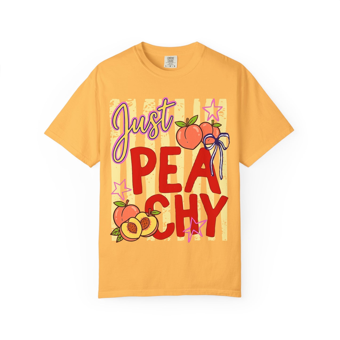 Just Peachy T-Shirt — Cute Retro Peach Graphic Tee