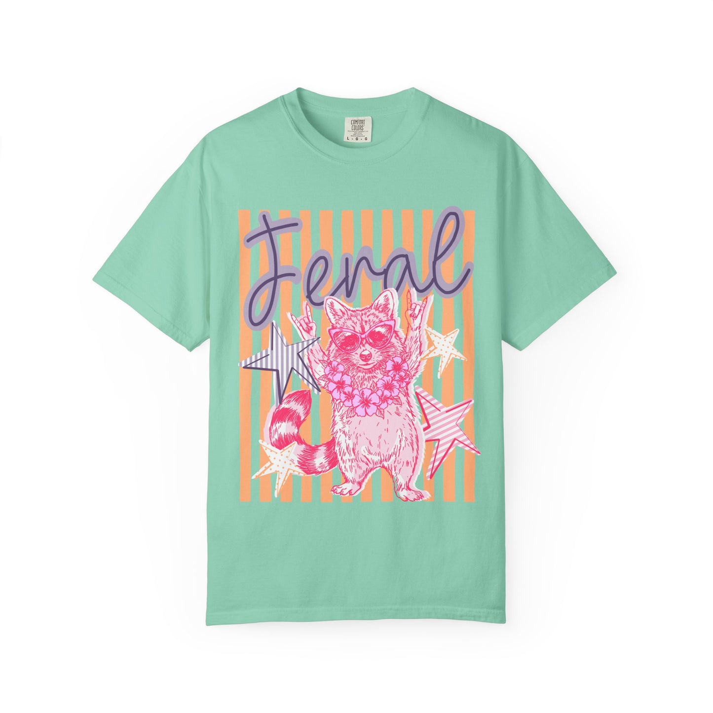 Feral Raccoon Graphic T-Shirt