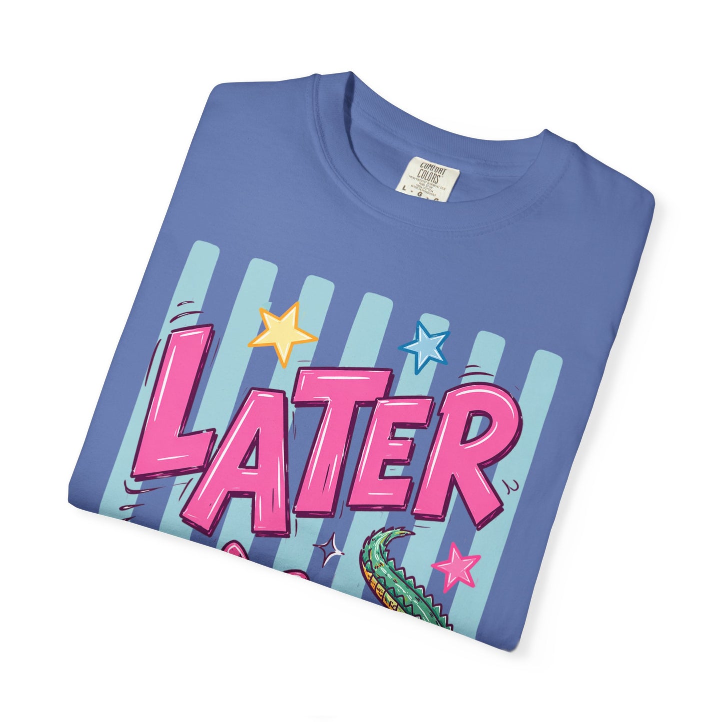 Later Alligator T-Shirt — Retro Cartoon Gator Graphic Tee