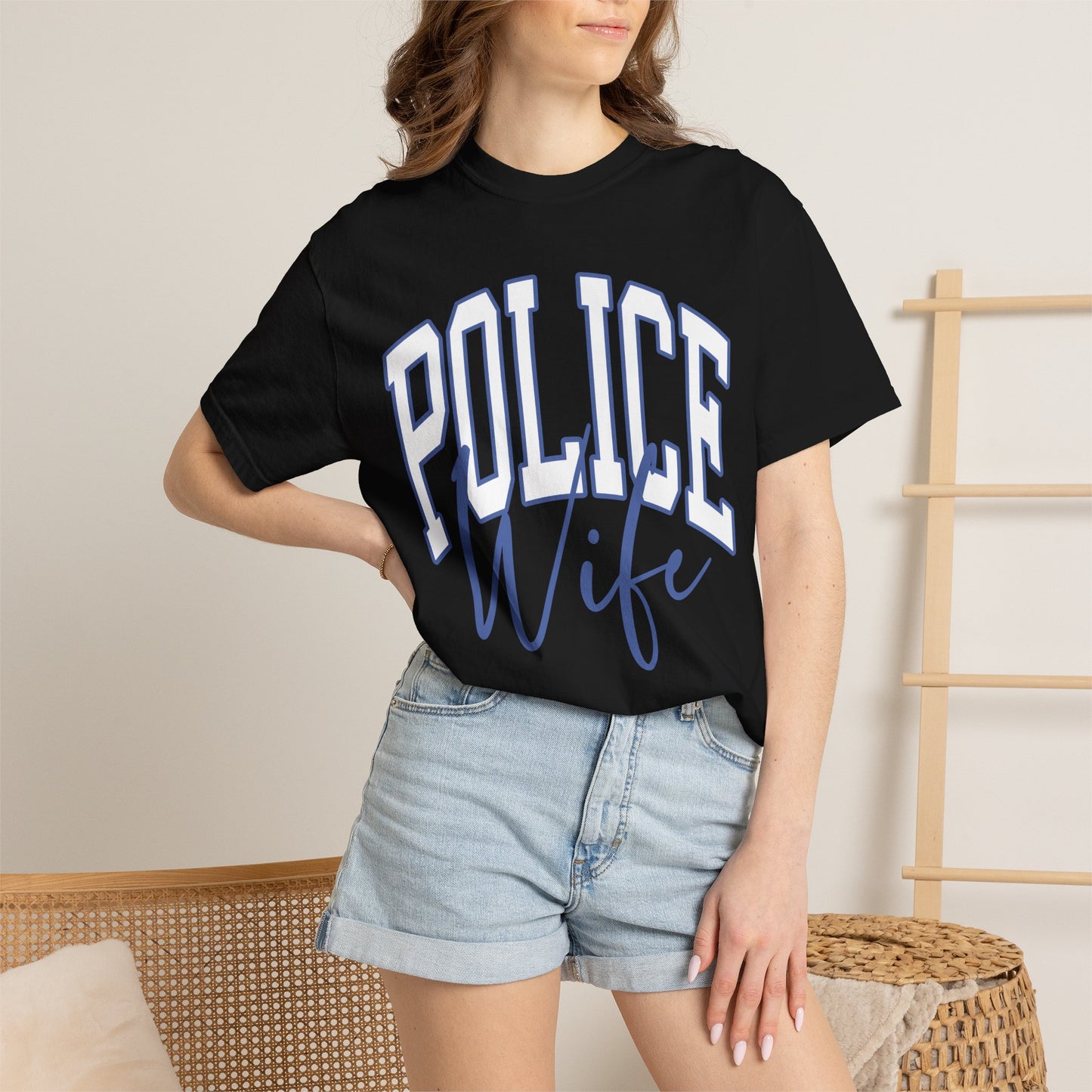 Police Wife T-Shirt — Supportive Law Enforcement Wife Tee
