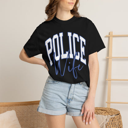 Police Wife T-Shirt — Supportive Law Enforcement Wife Tee