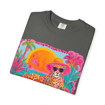 White Graphic T-Shirt — Bold Repeated Text Design