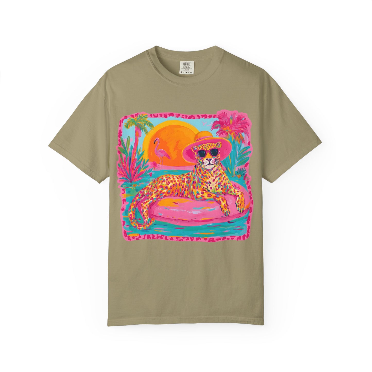 White Graphic T-Shirt — Bold Repeated Text Design