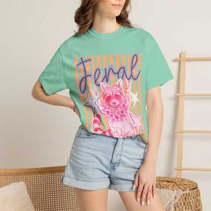 Feral Raccoon Graphic T-Shirt