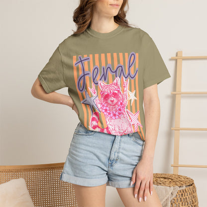 Feral Raccoon Graphic T-Shirt