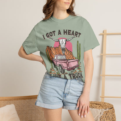 I Got a Heart Like a Truck Graphic T-Shirt