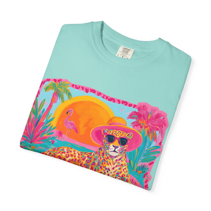 White Graphic T-Shirt — Bold Repeated Text Design