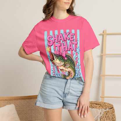 T-Shirt — 'Shake That' Bass Fish Graphic Tee