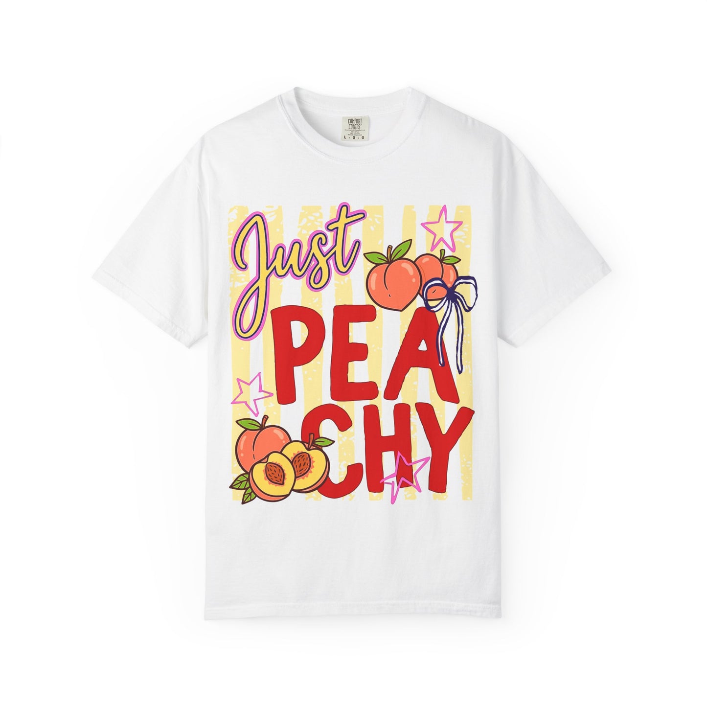 Just Peachy T-Shirt — Cute Retro Peach Graphic Tee