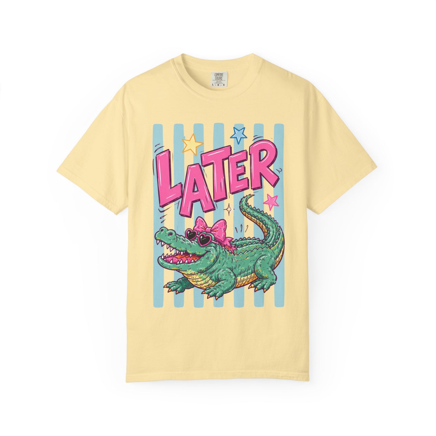 Later Alligator T-Shirt — Retro Cartoon Gator Graphic Tee