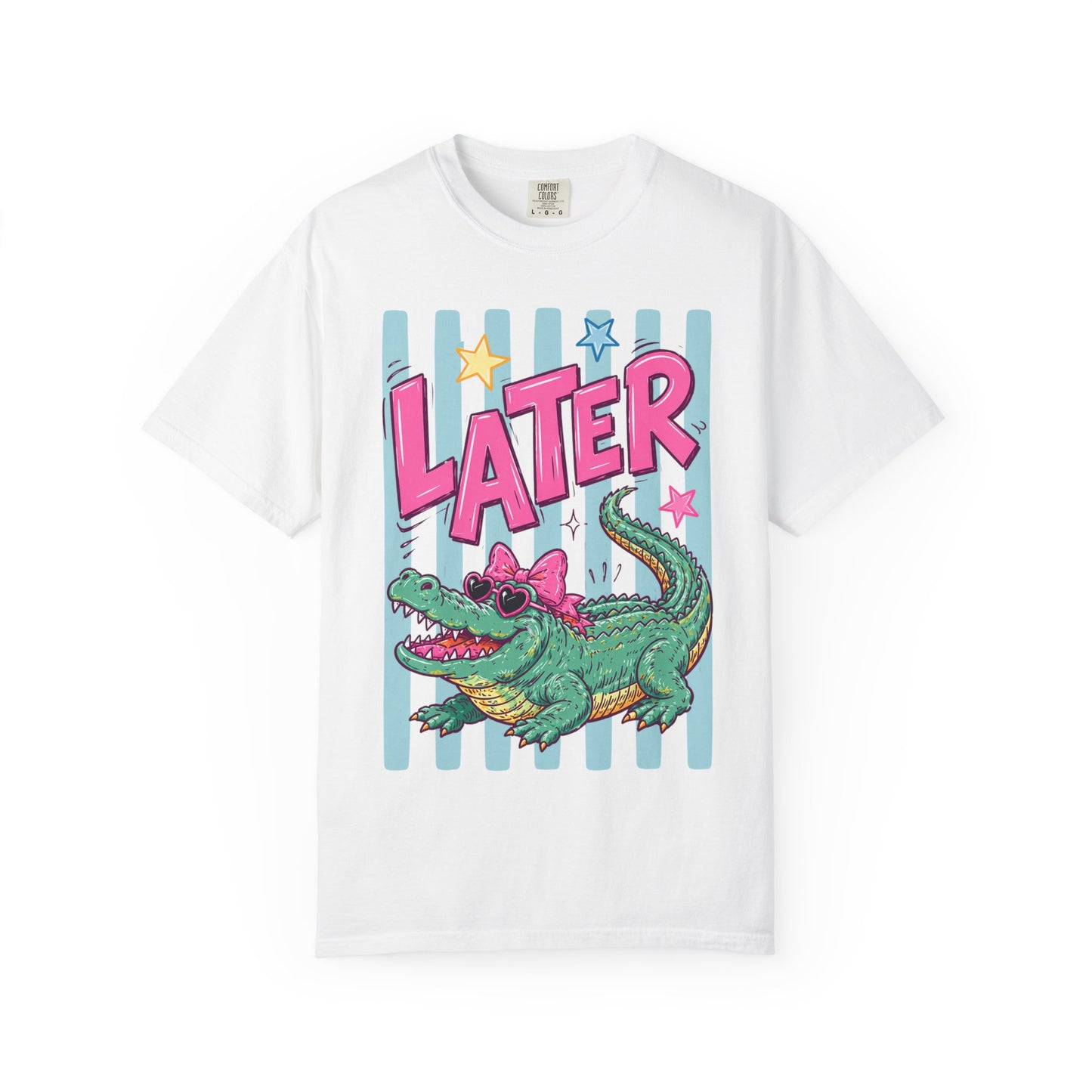 Later Alligator T-Shirt — Retro Cartoon Gator Graphic Tee