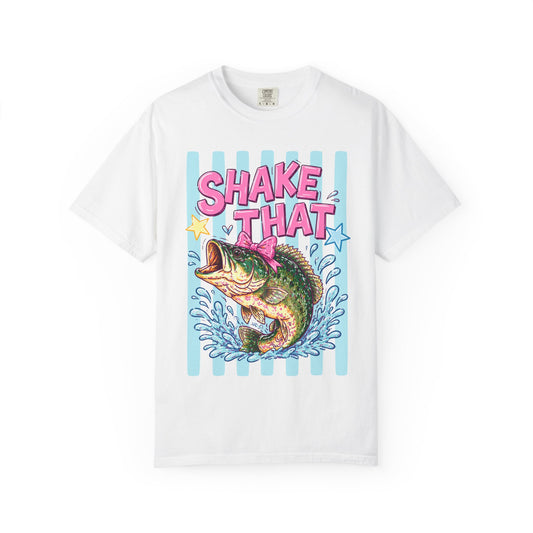 T-Shirt — 'Shake That' Bass Fish Graphic Tee