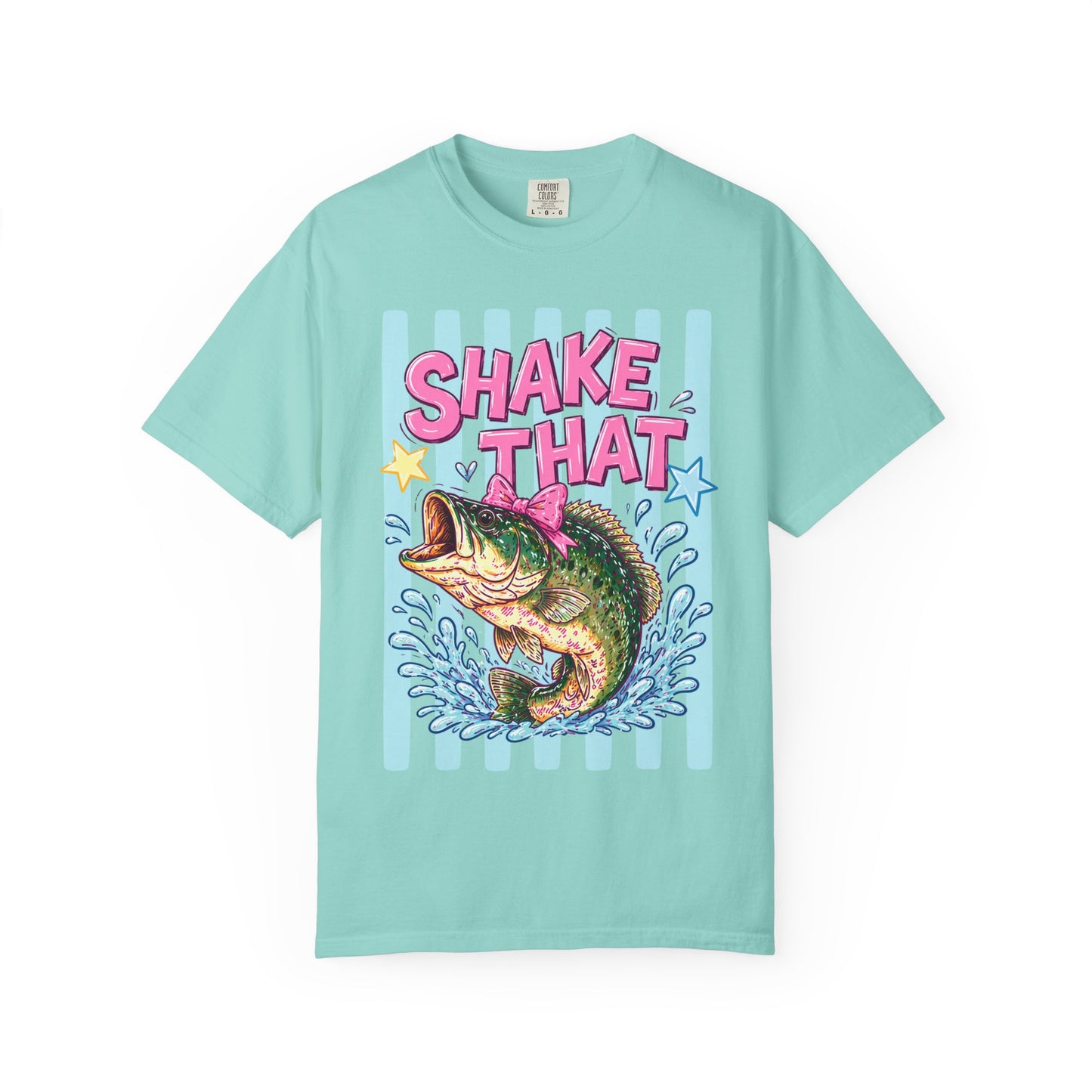 T-Shirt — 'Shake That' Bass Fish Graphic Tee
