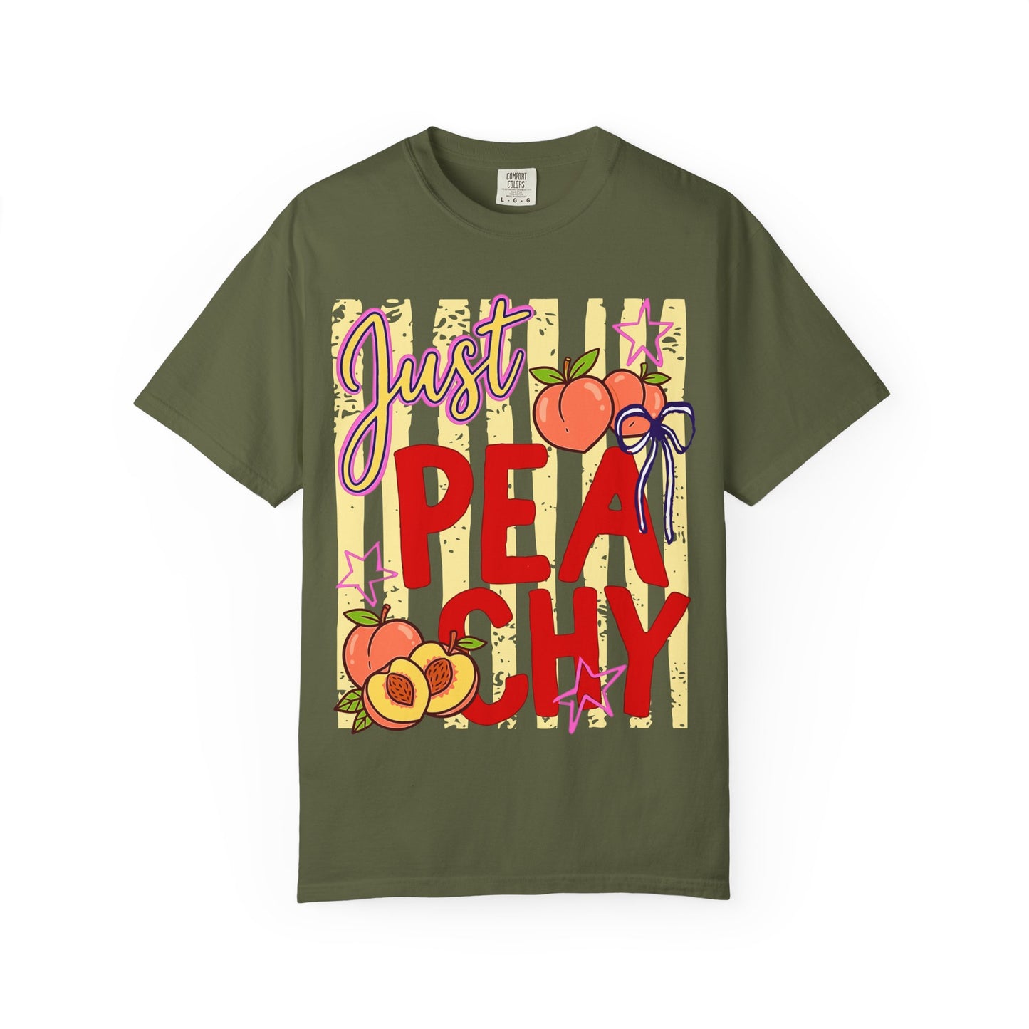 Just Peachy T-Shirt — Cute Retro Peach Graphic Tee