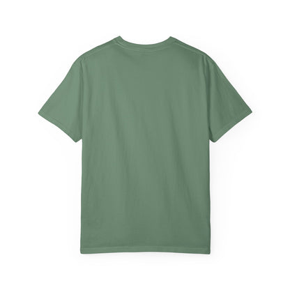Lucky Duck T-Shirt — Retro Striped Graphic Tee with Flying Duck and Stars