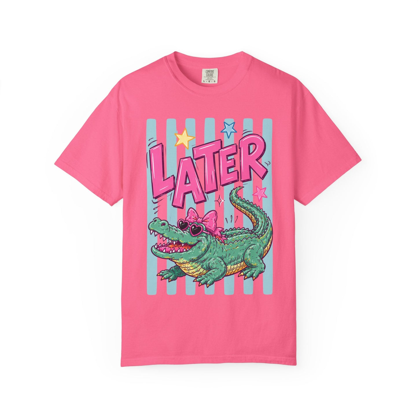 Later Alligator T-Shirt — Retro Cartoon Gator Graphic Tee