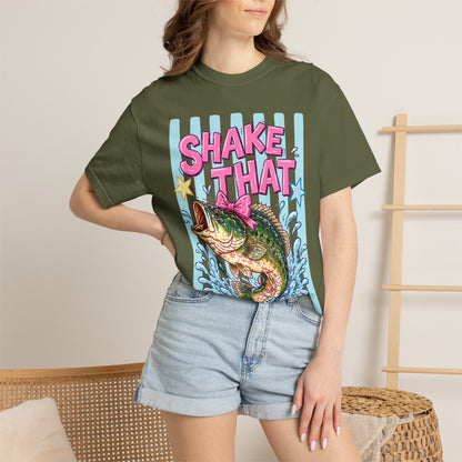 T-Shirt — 'Shake That' Bass Fish Graphic Tee