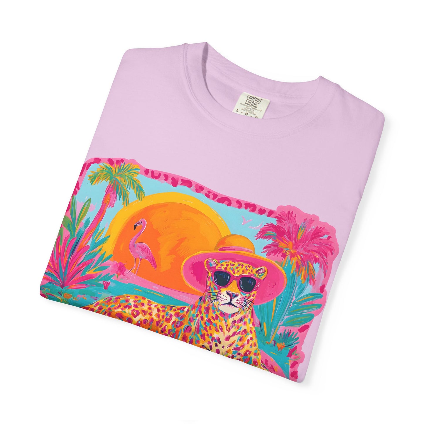 White Graphic T-Shirt — Bold Repeated Text Design