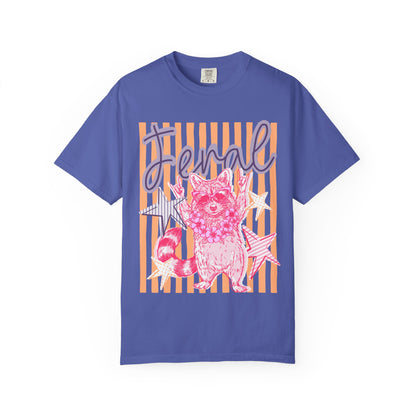 Feral Raccoon Graphic T-Shirt