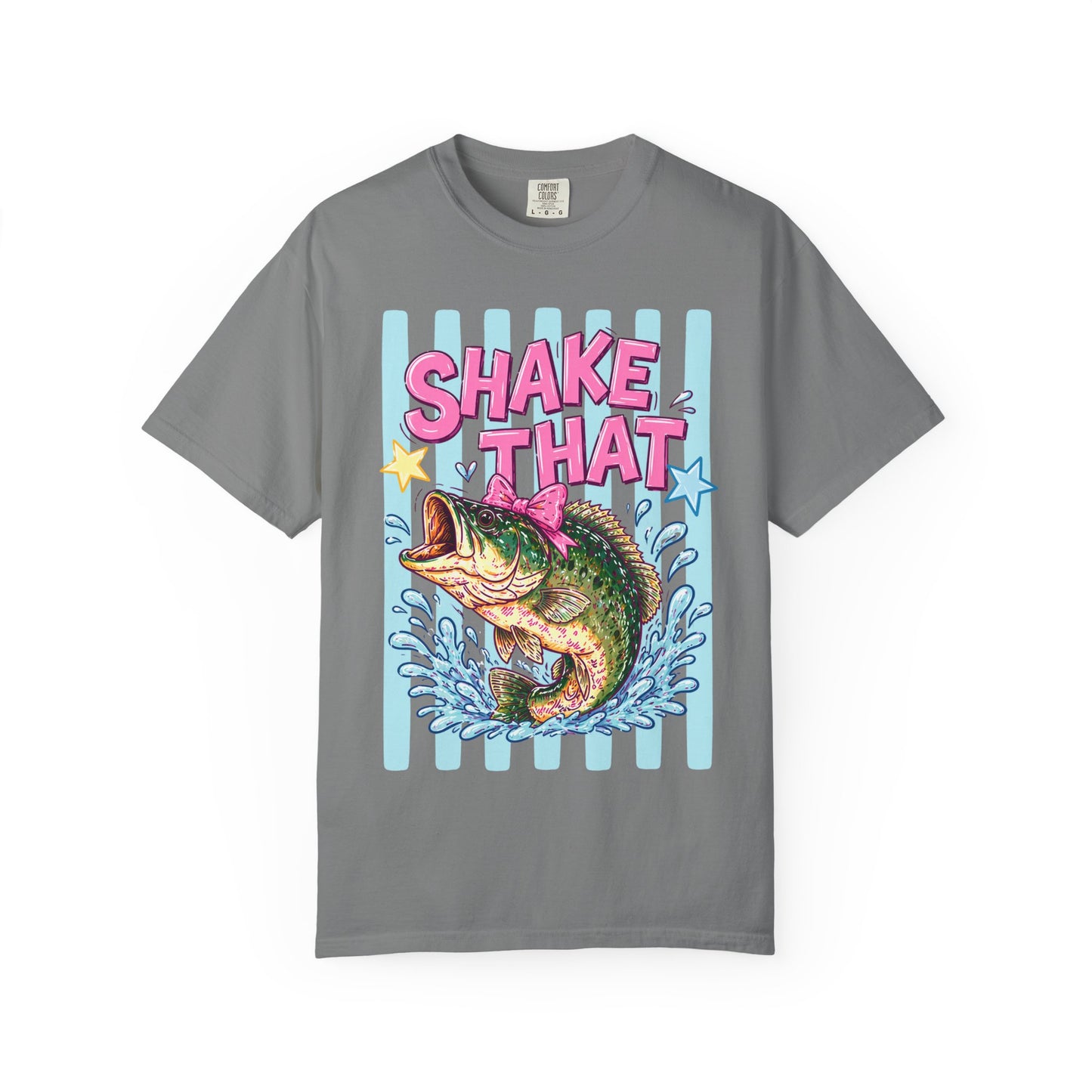 T-Shirt — 'Shake That' Bass Fish Graphic Tee