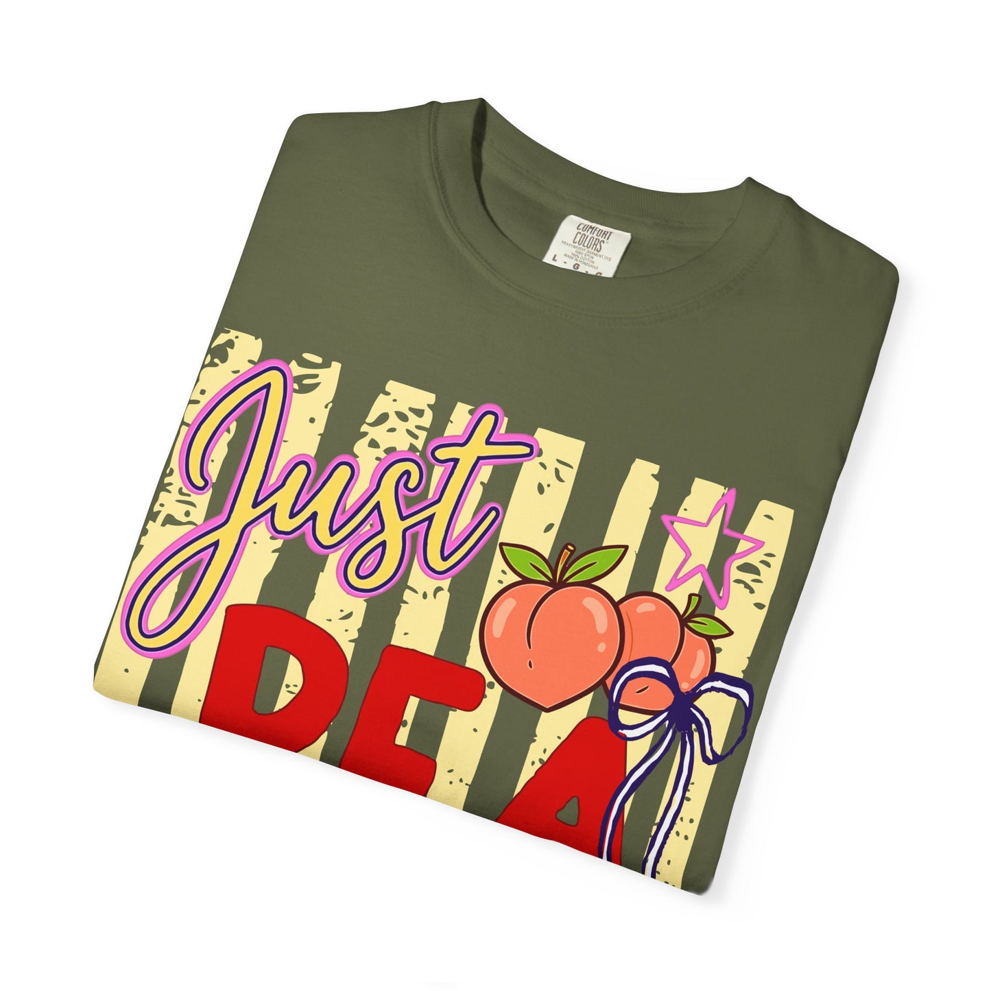 Just Peachy T-Shirt — Cute Retro Peach Graphic Tee