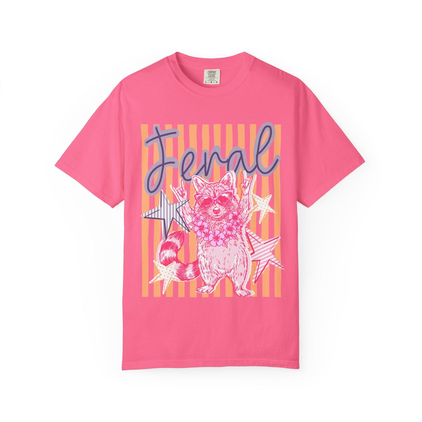 Feral Raccoon Graphic T-Shirt