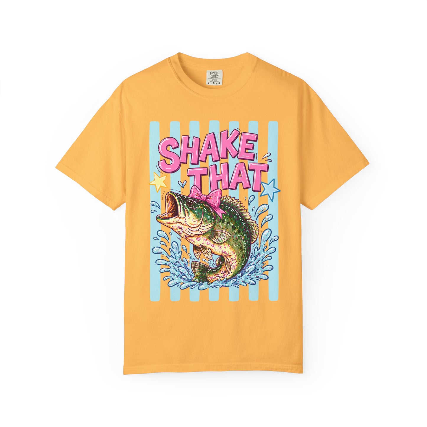 T-Shirt — 'Shake That' Bass Fish Graphic Tee