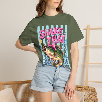 T-Shirt — 'Shake That' Bass Fish Graphic Tee