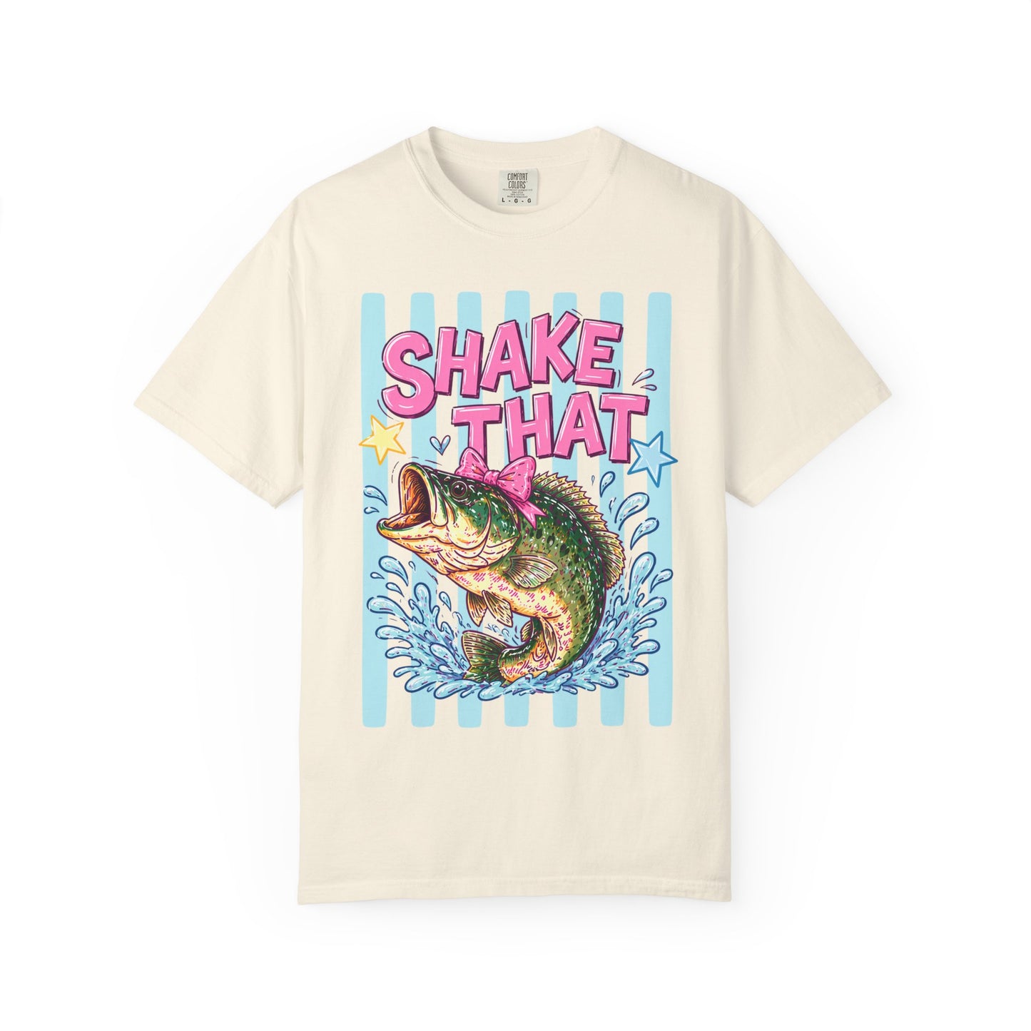 T-Shirt — 'Shake That' Bass Fish Graphic Tee