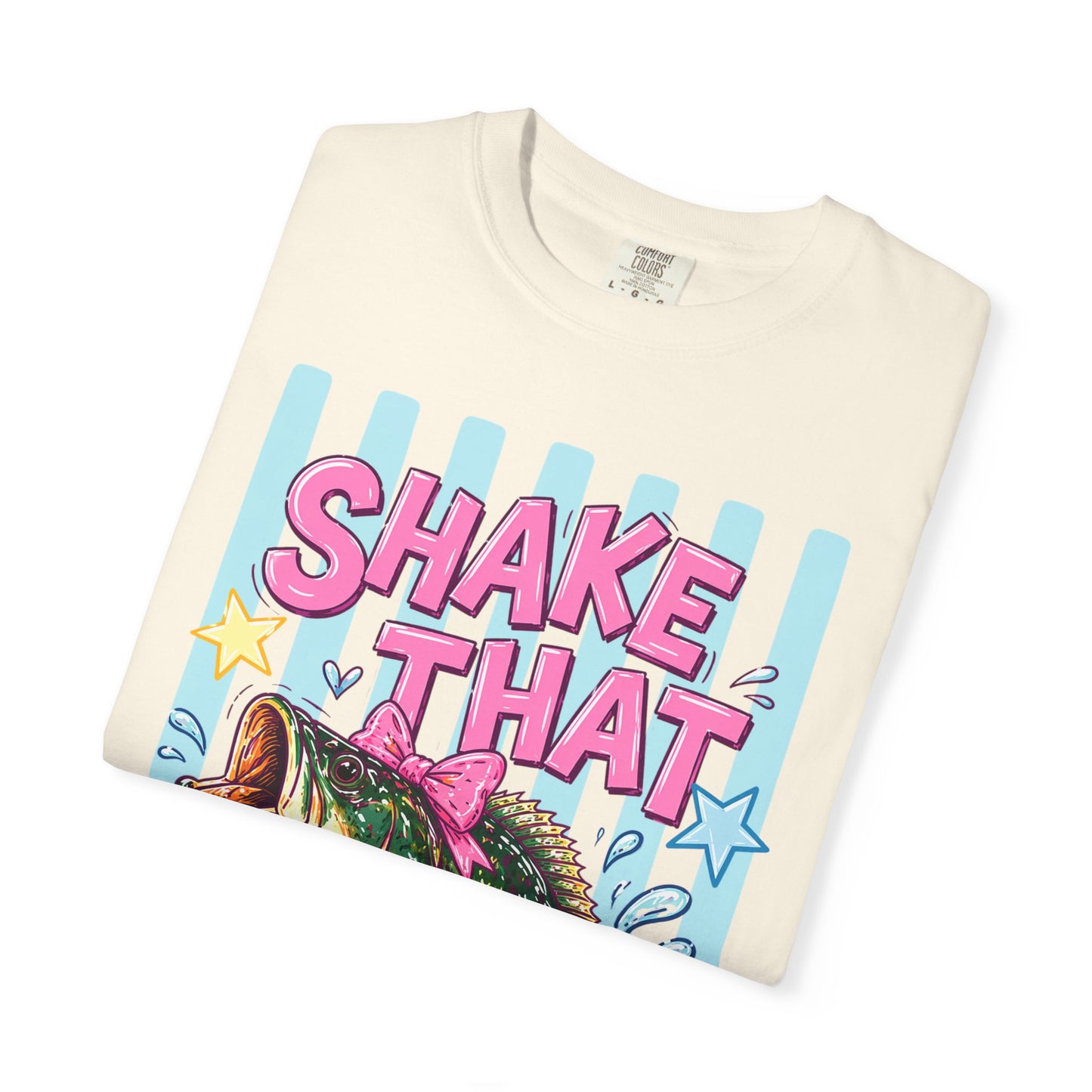 T-Shirt — 'Shake That' Bass Fish Graphic Tee