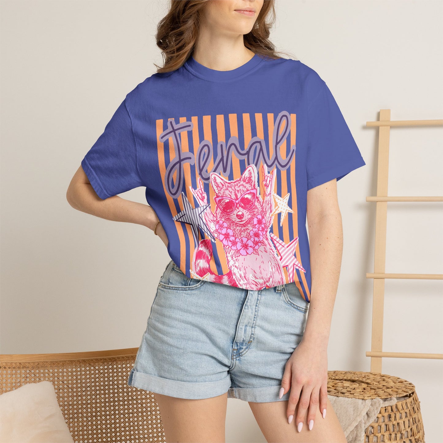 Feral Raccoon Graphic T-Shirt