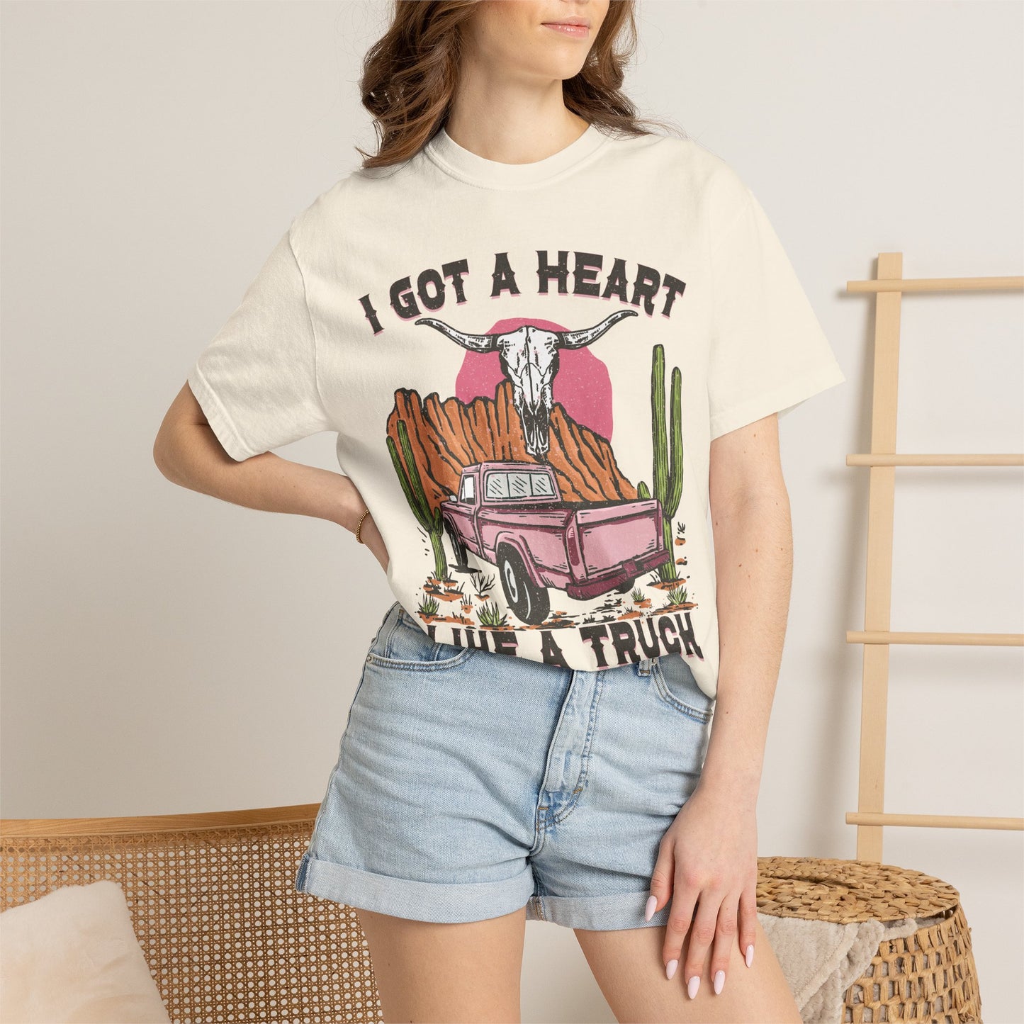 I Got a Heart Like a Truck Graphic T-Shirt
