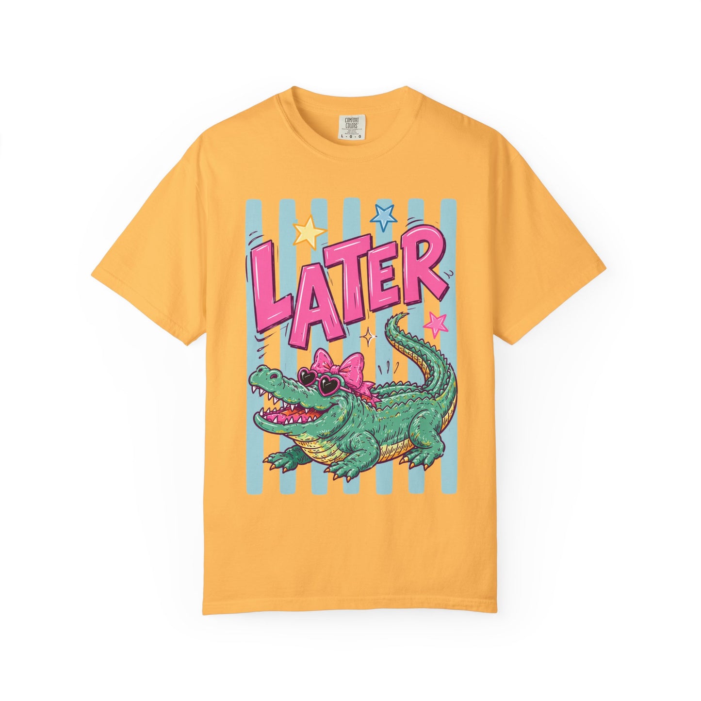 Later Alligator T-Shirt — Retro Cartoon Gator Graphic Tee