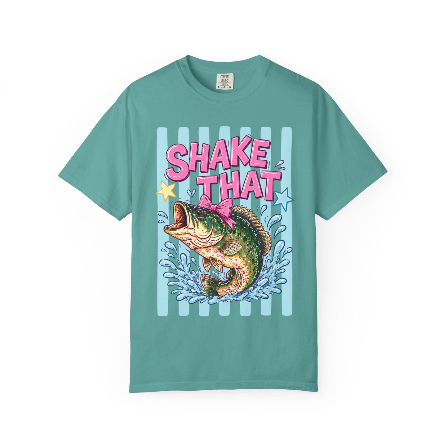 T-Shirt — 'Shake That' Bass Fish Graphic Tee