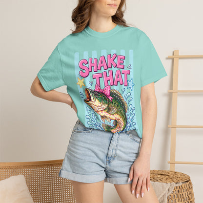 T-Shirt — 'Shake That' Bass Fish Graphic Tee