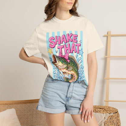 T-Shirt — 'Shake That' Bass Fish Graphic Tee