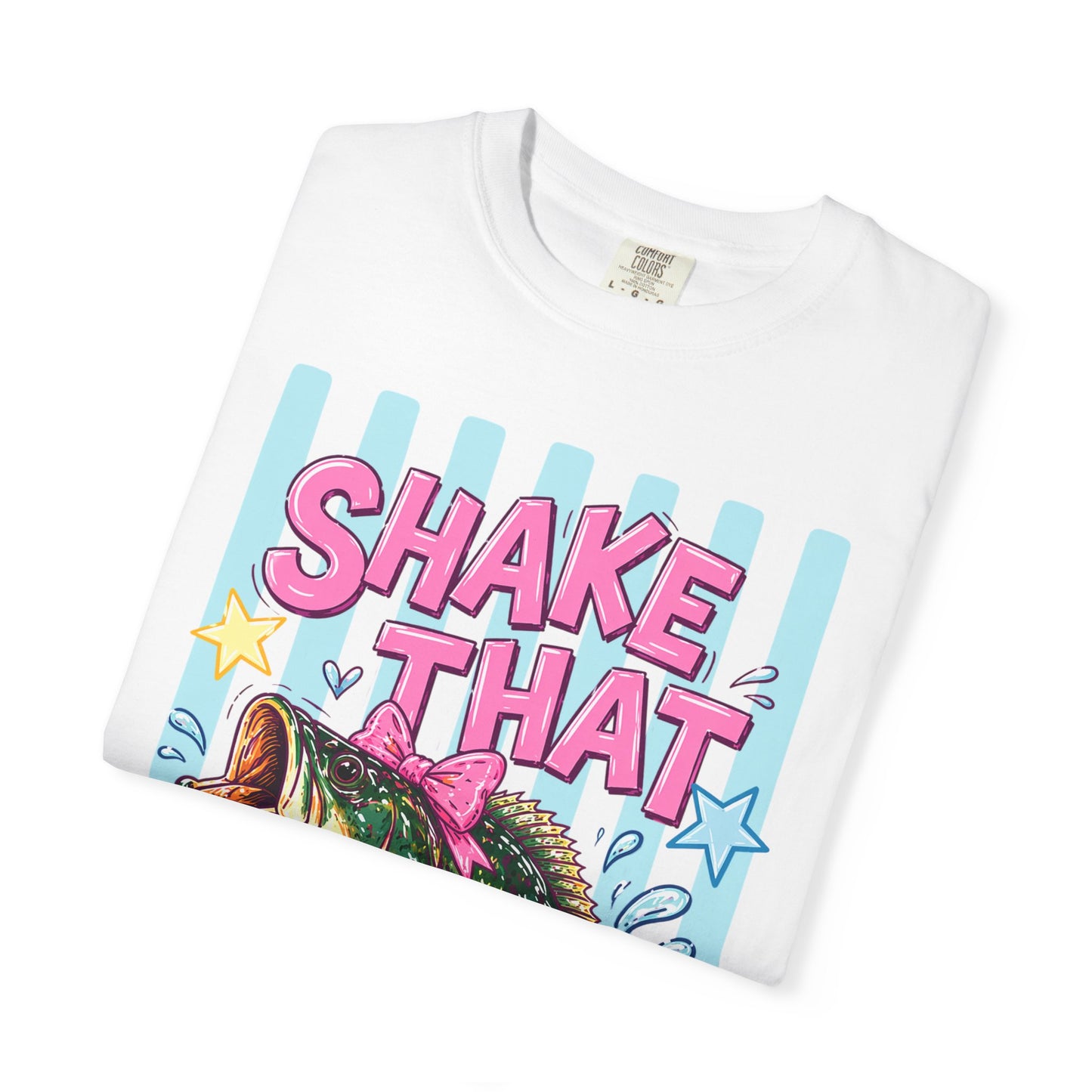 T-Shirt — 'Shake That' Bass Fish Graphic Tee