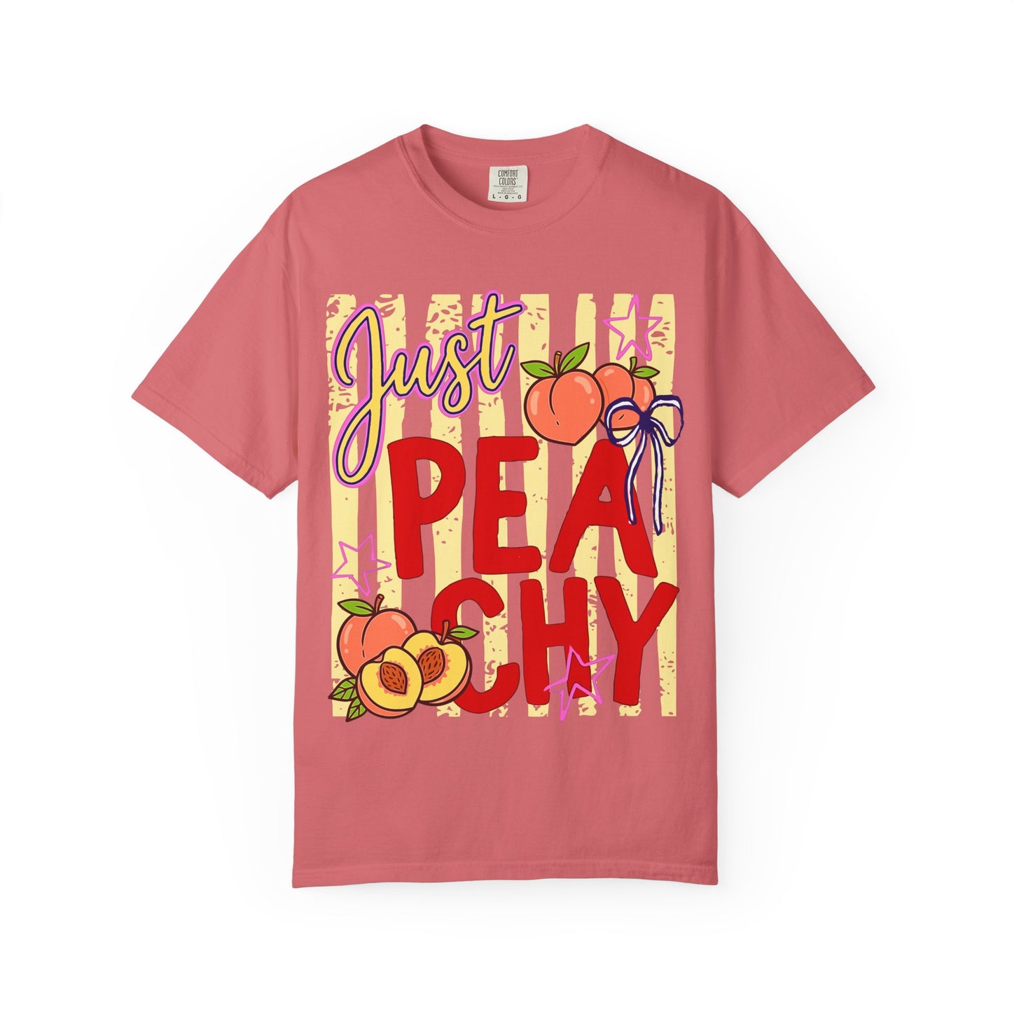 Just Peachy T-Shirt — Cute Retro Peach Graphic Tee