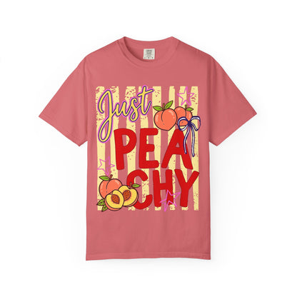 Just Peachy T-Shirt — Cute Retro Peach Graphic Tee