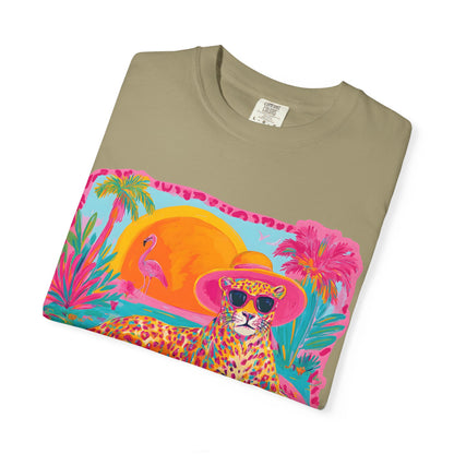 White Graphic T-Shirt — Bold Repeated Text Design