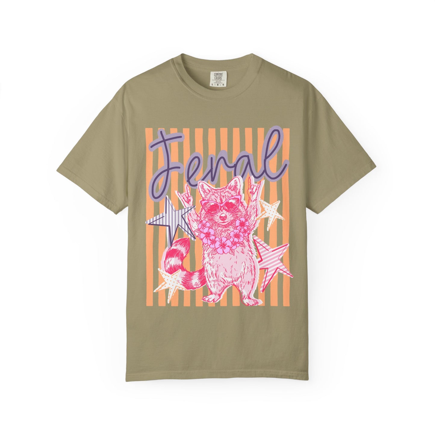 Feral Raccoon Graphic T-Shirt