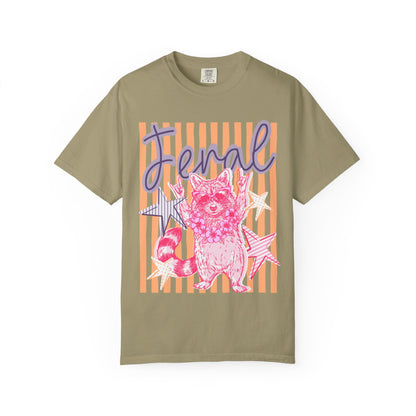 Feral Raccoon Graphic T-Shirt