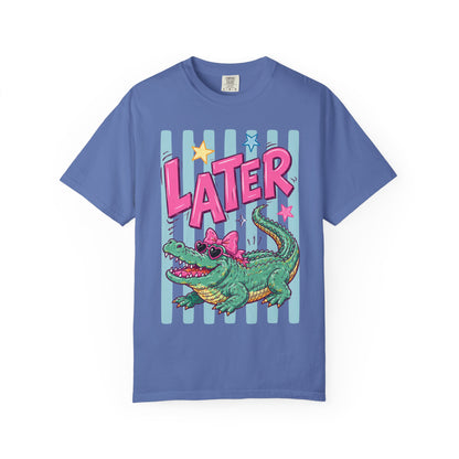 Later Alligator T-Shirt — Retro Cartoon Gator Graphic Tee